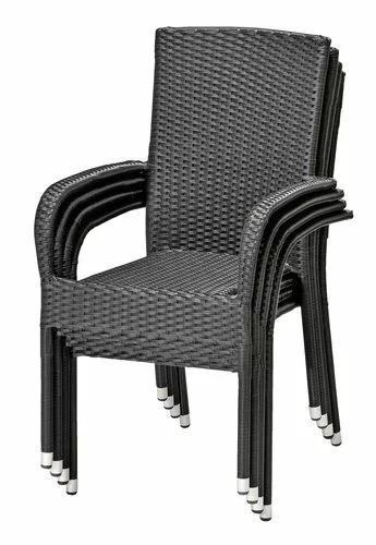 Stapelstol GUDHJEM Svart 5 Stapelstol GUDHJEM Svart - Bild 3