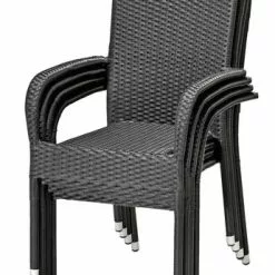 JUTLANDIA MADERUP L205 Bord Svart + 4 GUDHJEM Stol Svart 10 JUTLANDIA MADERUP L205 Bord Svart + 4 GUDHJEM Stol Svart -Sovrum Rea 46359