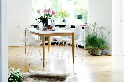 JYSK Internal Matstol KLARUP Vitt Konstläder/vit 4 JYSK Internal Matstol KLARUP Vitt Konstläder/vit - Bild 2