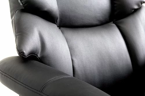 Fåtölj M/fotpall HASSELAGER Svart 5 Fåtölj M/fotpall HASSELAGER Svart - Bild 3