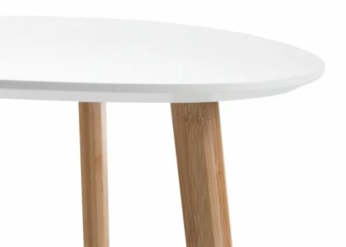 JYSK Internal Soffbord TAPS 55x55 Vit/bambu 5 JYSK Internal Soffbord TAPS 55x55 Vit/bambu - Bild 3