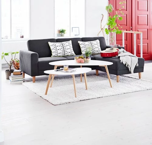 Royal Oak Soffbord LEJRE 60x120 Vit/ek 5 Royal Oak Soffbord LEJRE 60x120 Vit/ek - Bild 3