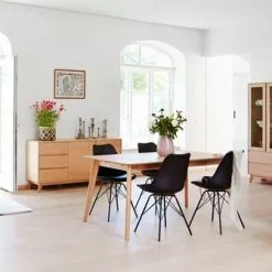 JYSK Internal Matstol KLARUP Svart Konstläder/svart 12 JYSK Internal Matstol KLARUP Svart Konstläder/svart -Sovrum Rea 60548