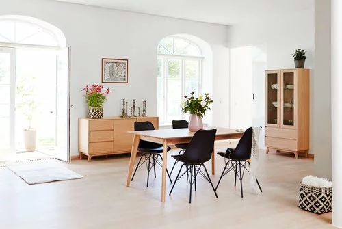 JYSK Internal Matstol KLARUP Svart Konstläder/svart 5 JYSK Internal Matstol KLARUP Svart Konstläder/svart - Bild 3