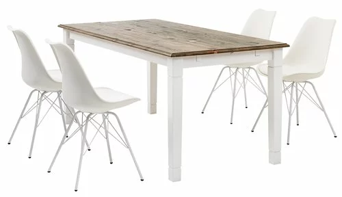 JYSK Internal Matstol KLARUP Vitt Konstläder/vit 6 JYSK Internal Matstol KLARUP Vitt Konstläder/vit - Bild 4