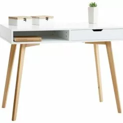 JYSK Internal Skrivbord TAMHOLT 50x100 Vit/natur 13 JYSK Internal Skrivbord TAMHOLT 50x100 Vit/natur -Sovrum Rea 72183