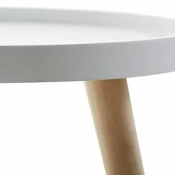 JYSK Internal Hörnbord BAKKEBJERG Ø40 Vit/natur 15 JYSK Internal Hörnbord BAKKEBJERG Ø40 Vit/natur -Sovrum Rea 72293