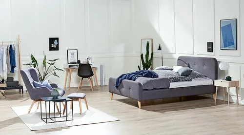 JYSK Internal Sängram KONGSBERG 160x200 Grå 6 JYSK Internal Sängram KONGSBERG 160x200 Grå - Bild 4