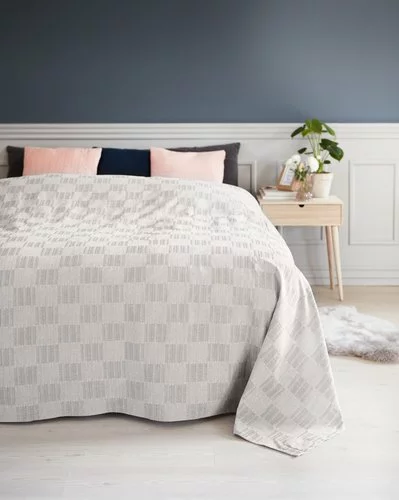 Sängöverkast STORAPP 160x220 Grå 4 Sängöverkast STORAPP 160x220 Grå - Bild 2