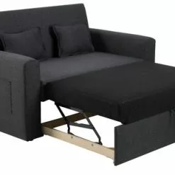 Bäddsoffa LANDERSLEV Mörkgrå -Sovrum Rea 85860