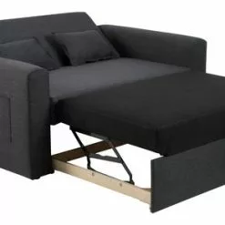 Bäddsoffa LANDERSLEV Mörkgrå -Sovrum Rea 85861