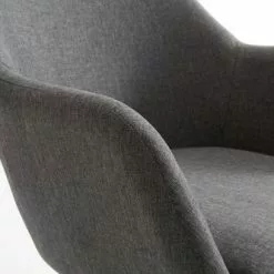 JYSK Internal Fåtölj UDSBJERG Grått Tyg/ek -Sovrum Rea 86076