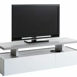 TV-bänk TOFTLUND Vit/betong 8 TV-bänk TOFTLUND Vit/betong -Sovrum Rea 86099