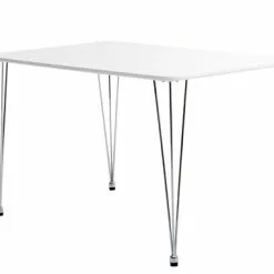 JYSK Internal Matbord BANNERUP 76x120 Vit/krom