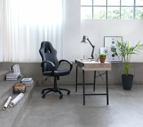 JYSK Internal Skrivbord ABBETVED 48x120 Ek/svart 6 JYSK Internal Skrivbord ABBETVED 48x120 Ek/svart - Bild 4