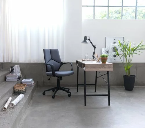 JYSK Internal Skrivbord ABBETVED 48x120 Ek/svart 7 JYSK Internal Skrivbord ABBETVED 48x120 Ek/svart - Bild 5