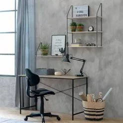 JYSK Internal Skrivbord VANDBORG 60x120 Ek/svart 16 JYSK Internal Skrivbord VANDBORG 60x120 Ek/svart -Sovrum Rea 87461