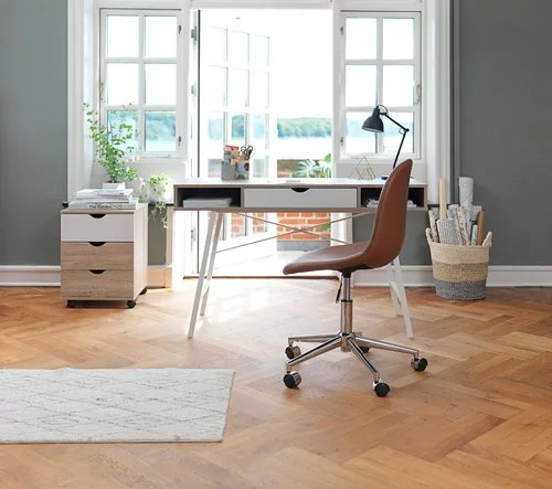 JYSK Internal Skrivbord ABBETVED 48x120 Ek/vit 8 JYSK Internal Skrivbord ABBETVED 48x120 Ek/vit - Bild 6