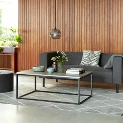 JYSK Internal Soffbord DOKKEDAL 75×115 Betong -Sovrum Rea 87528