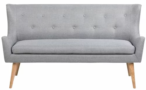 Soffa SVELVIK 2-sits Ljusgrå 4 Soffa SVELVIK 2-sits Ljusgrå - Bild 2