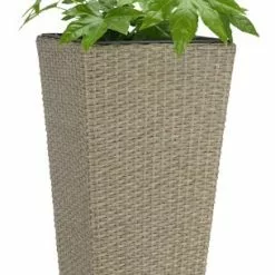 Trädgårdskruka BLOMMOR B36xL36xH70 Natur