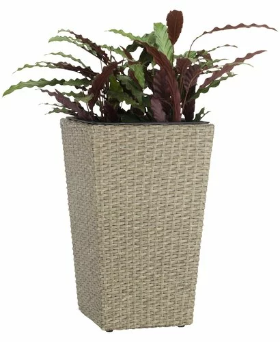 Trädgårdskruka BLOMMOR B31xL31xH50 Natur 3 Trädgårdskruka BLOMMOR B31xL31xH50 Natur