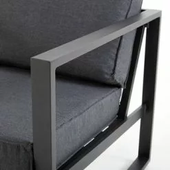 JUTLANDIA Loungeset VONGE 5-sits Svart -Sovrum Rea 93454 1