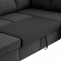 Hörnbäddsoffa MARSLEV Mörkgrå -Sovrum Rea 95763
