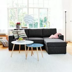 Bäddsoffa Schäslong MARSLEV Mörkgrå -Sovrum Rea 95768