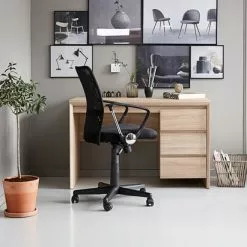 JYSK Internal Kontorsstol DALMOSE Svart 23 JYSK Internal Kontorsstol DALMOSE Svart -Sovrum Rea 96541