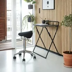 Kontorsstol SALTOFTE Svart/krom 14 Kontorsstol SALTOFTE Svart/krom -Sovrum Rea 96553