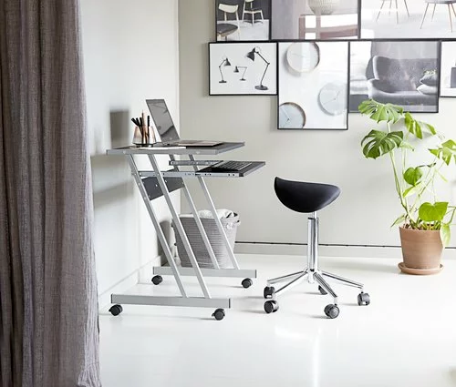 Kontorsstol SALTOFTE Svart/krom 9 Kontorsstol SALTOFTE Svart/krom - Bild 7