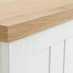 JYSK Internal TV-bänk MARKSKEL Vit/ek -Sovrum Rea 98429