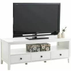 TV-bänk NORDBY Vit -Sovrum Rea 98433