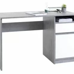 Skrivbord BILLUND 53x120 Betong/vit 16 Skrivbord BILLUND 53x120 Betong/vit -Sovrum Rea 98601