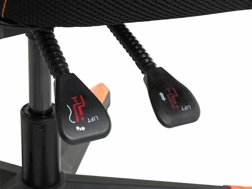 JYSK Internal Gamingstol GAMBORG Svart/orange 5 JYSK Internal Gamingstol GAMBORG Svart/orange - Bild 3