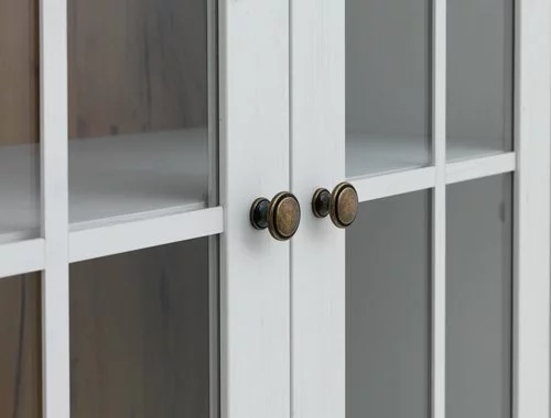 JYSK Internal Vitrinskåp MARKSKEL 2 Dörrar Vit/ek 15 JYSK Internal Vitrinskåp MARKSKEL 2 Dörrar Vit/ek - Bild 14