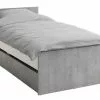 Sängram BILLUND 90x200 Vit/betong