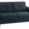 Soffa DAMHALE 2-sits Svart 2 Soffa DAMHALE 2-sits Svart -Sovrum Rea 99122