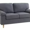 Soffa GEDVED 2-sits Grå 2 Soffa GEDVED 2-sits Grå -Sovrum Rea 99145