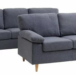 Soffa GEDVED 3-sits Grå -Sovrum Rea 99147