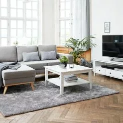 TV-bänk NORDBY Vit -Sovrum Rea 99707