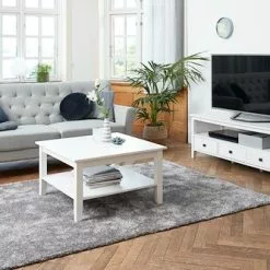 TV-bänk NORDBY Vit -Sovrum Rea 99712