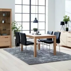 Matstol HAMMEL Svart/krom -Sovrum Rea 99833