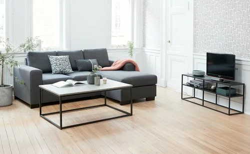 TV-bänk VIRUM Svart 4 TV-bänk VIRUM Svart - Bild 2