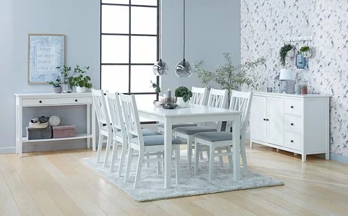 Avlastningsbord NORDBY 40x110 Vit 5 Avlastningsbord NORDBY 40x110 Vit - Bild 3